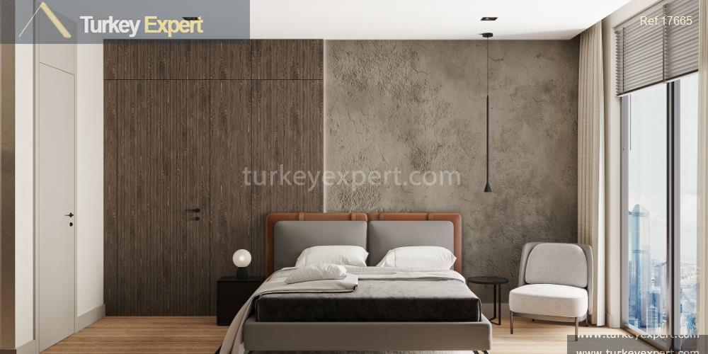Centrally-located flats in Istanbul Kagithane surrounded by green 3