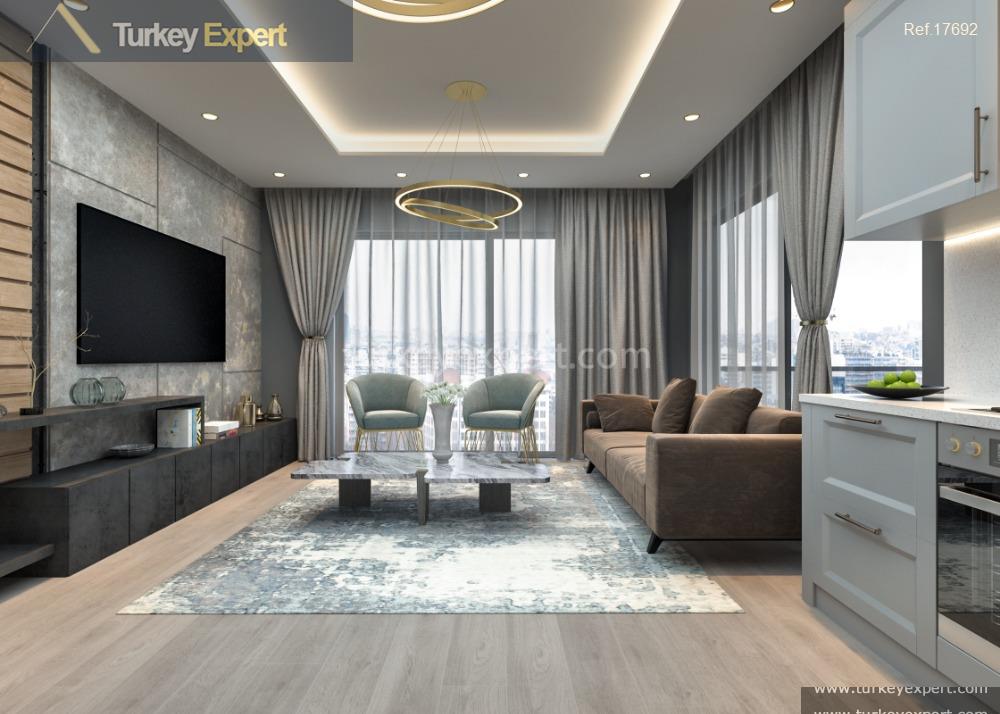 Apartments for sale in Mersin in a complex near the beach 1