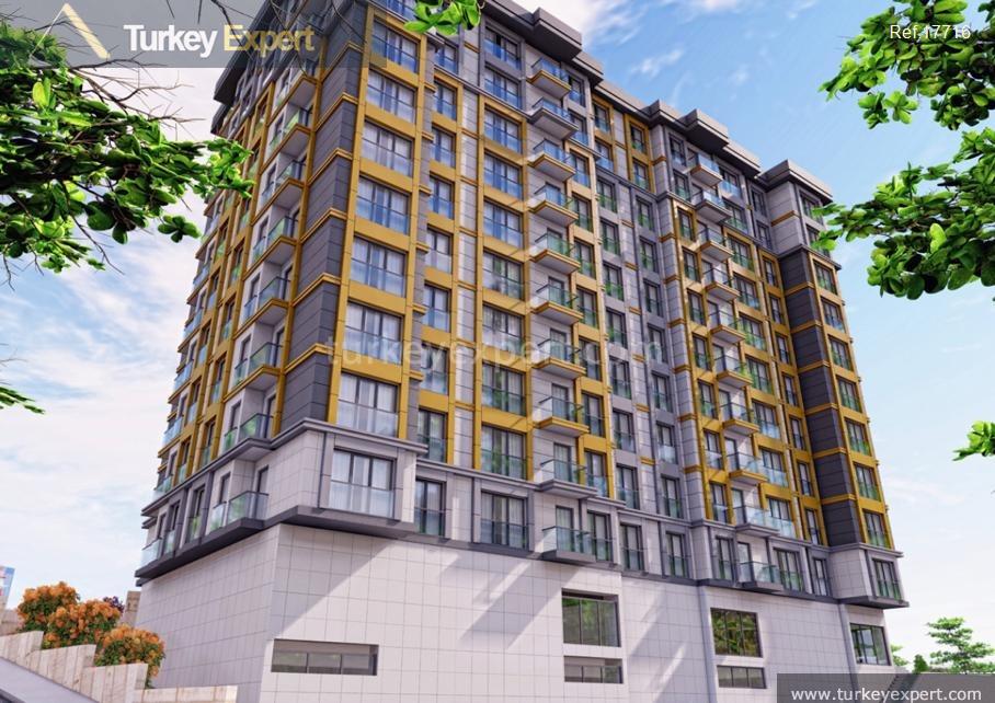 6637ready apartments in istanbul eyup near the shopping mall