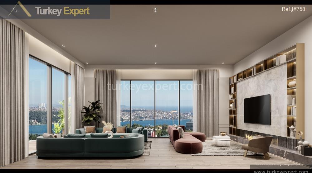 Impressive properties for sale in Istanbul Besiktas with Bosphorus views 3