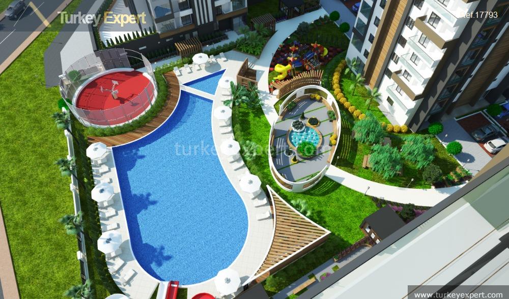 Spacious apartments with a marvelous design in Mersin by the beach 0