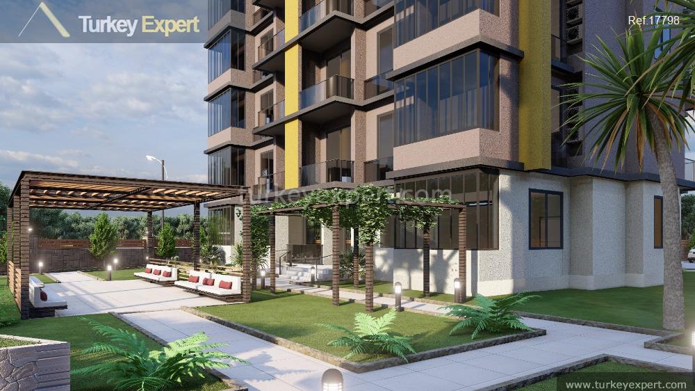 A 2-block project in Mersin offering hotel services 0