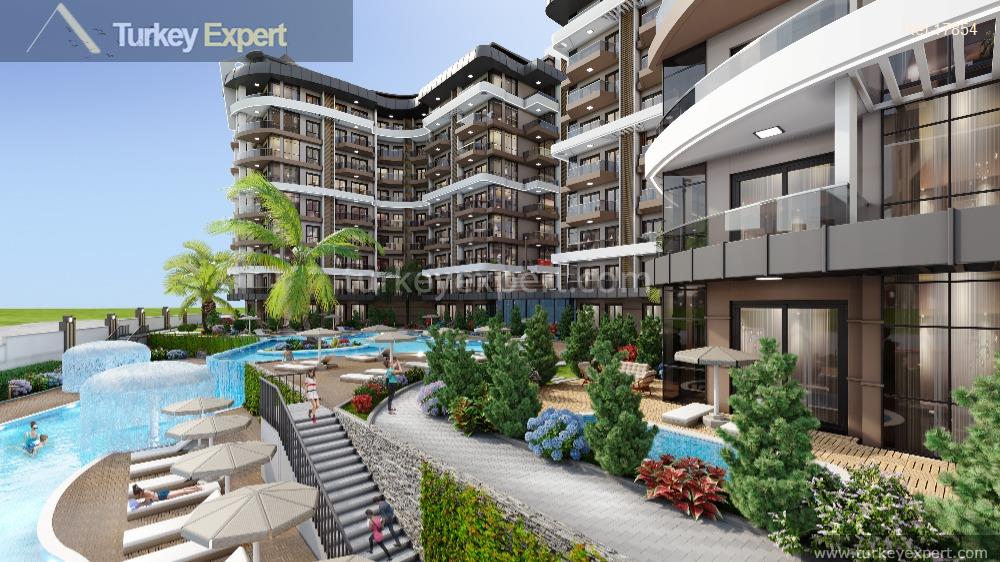 Alanya apartments for sale with sea views and services 0