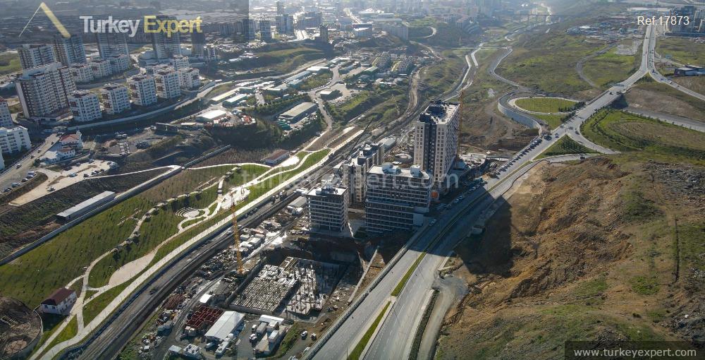 105new apartments with facilities in istanbul basaksehir near the metro