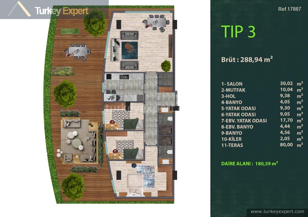 new lifestyle homes at a convenient location in istanbul kagithane16