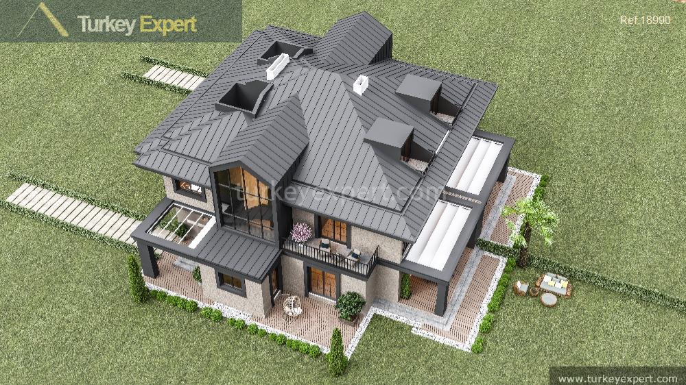 103luxury villas for sale with citizenship opportunity in istanbul eyup