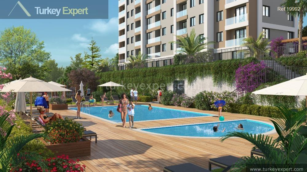 102perfect family apartments with sea view in istanbul kartal
