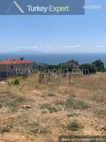 01land with sea views for sale for 6 villas located