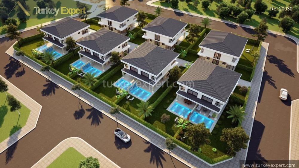 Villas avec piscine privée et plan de paiement, situées à Kusadasi - Davutlar 1