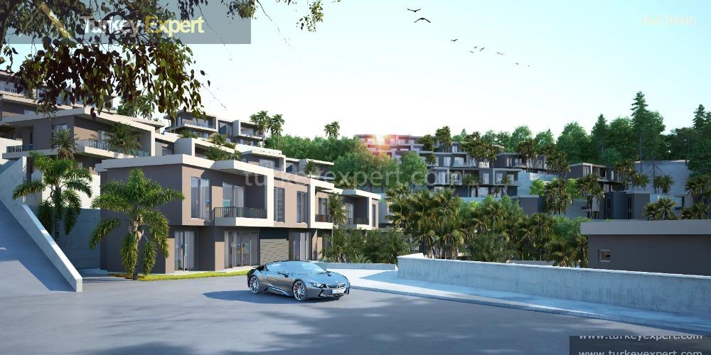 Apartments for sale in Bodrum Adabuku on a large complex 0