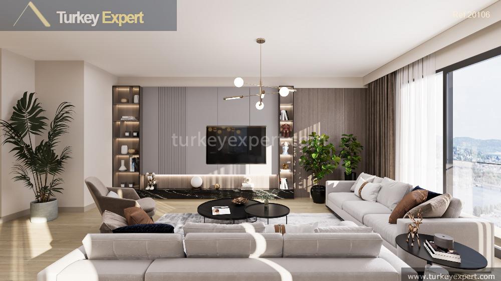 Panoramic city vista apartments in Uskudar Istanbul 1