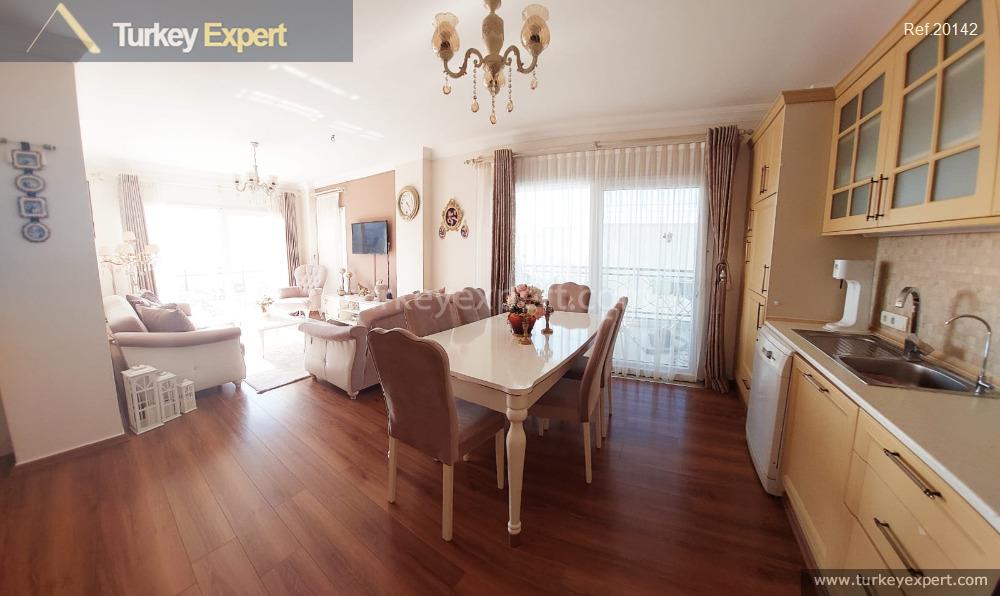 Sea-view apartment for sale in Bodrum Gulluk intertwined with nature 2