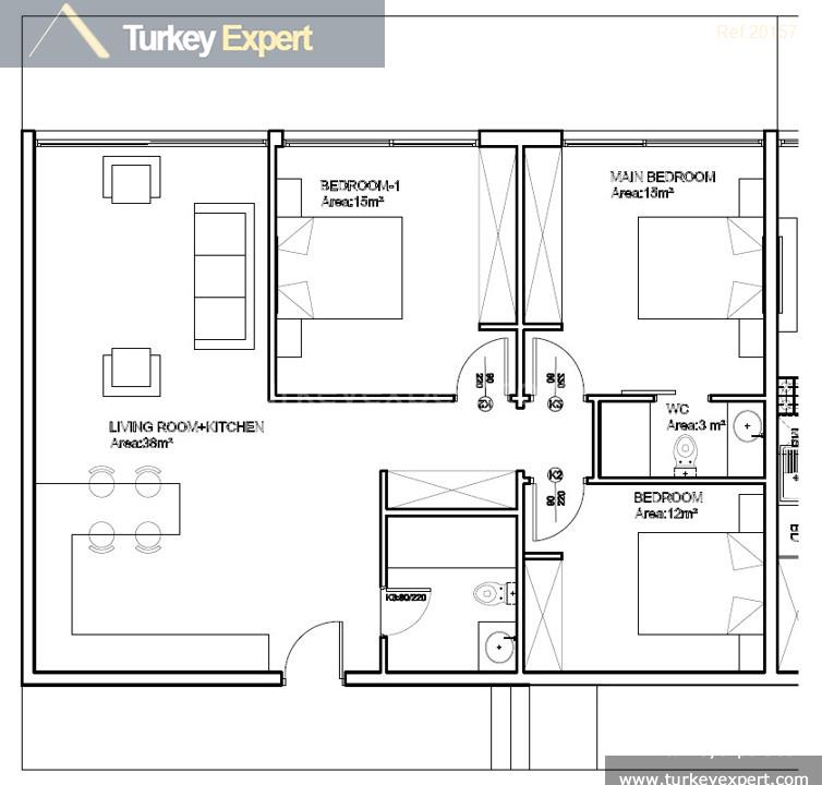 budget holiday studio apartments in north cyprus near the beach15