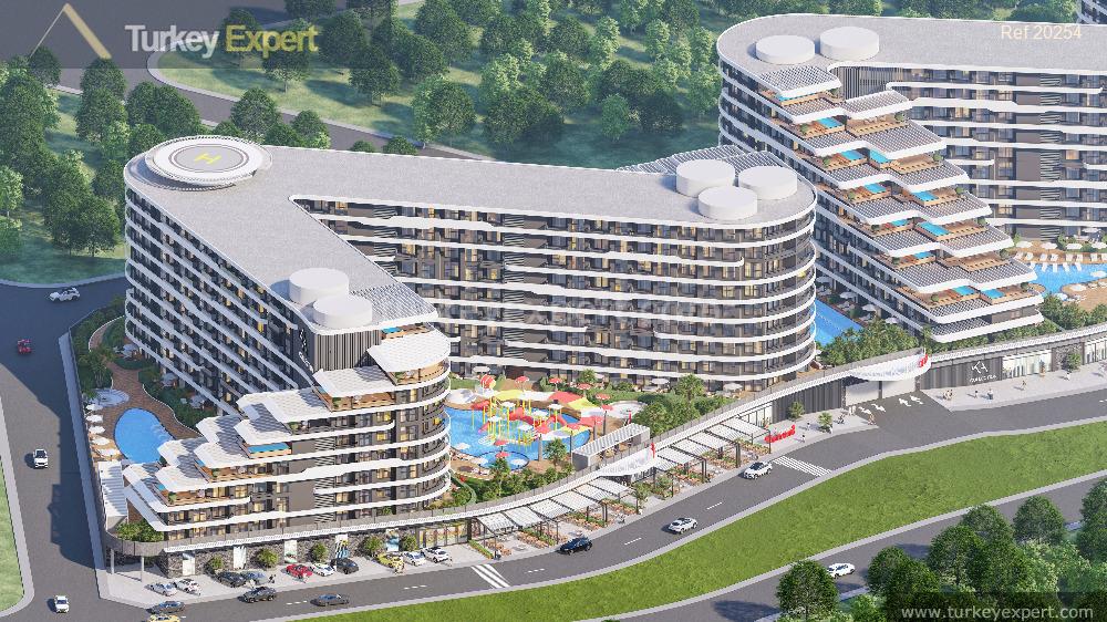 Modern design 5-star properties for sale in Antalya Altintas 1