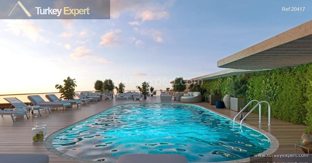 Beyoglu Levent luxury terraced homes with private pools in Istanbul 1
