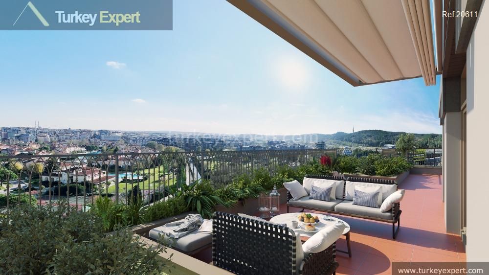 Well-designed residential apartments for sale in Istanbul Gokturk 0