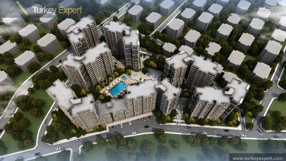 Продажа новых дизайнерских квартир в Стамбуле Картал 3