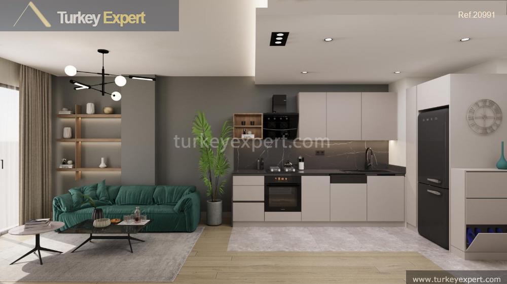 Newly completed modern apartments in Istanbul Besiktas 1