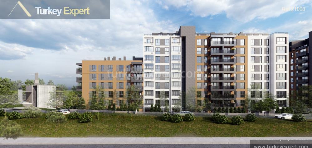Boutique apartments in Istanbul Sancaktepe with access to the Metro 0