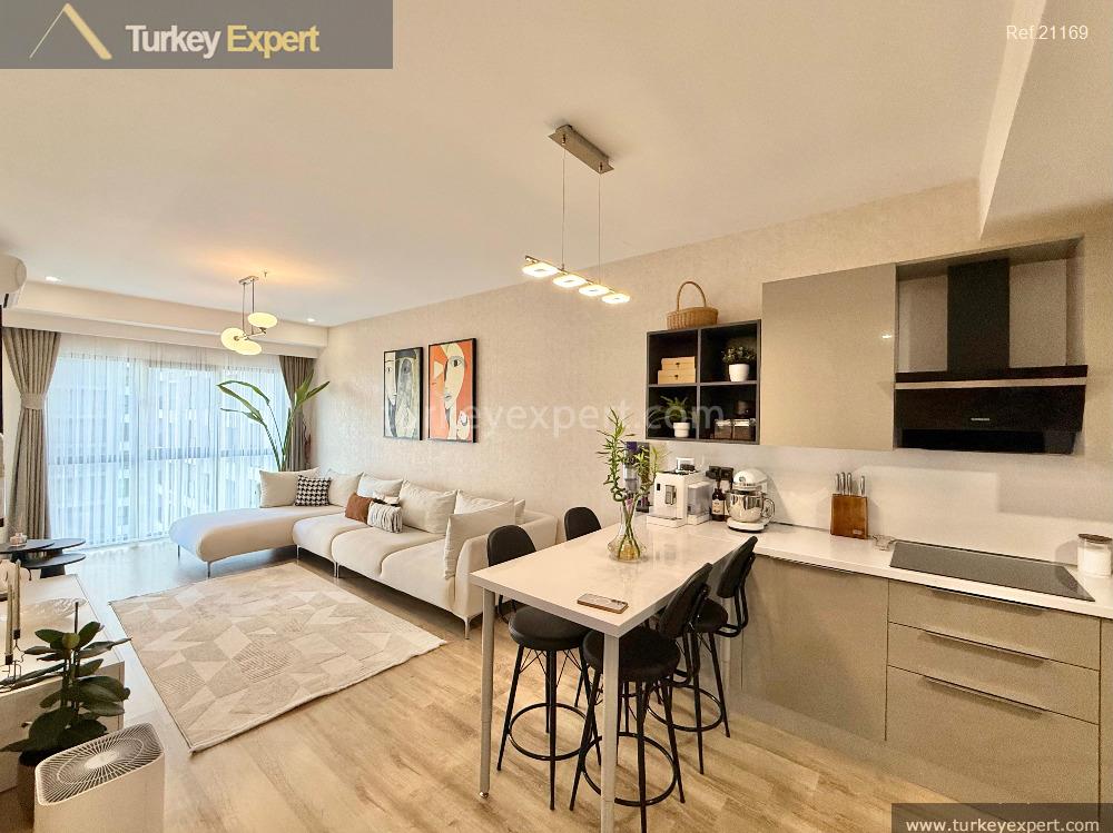 Gorgeous one-bedroom apartment in Istanbul, Beylikduzu, with amenities 1