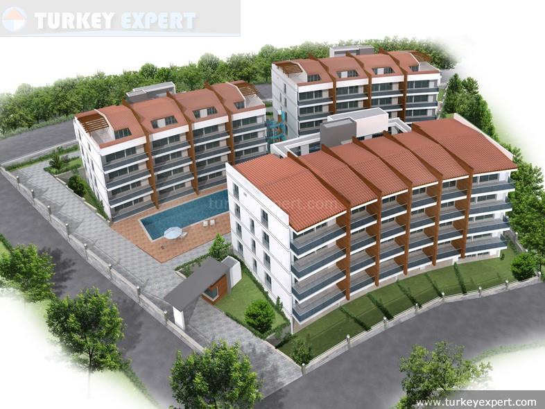 Moderne neue Residenz im Zentrum von Kusadasi