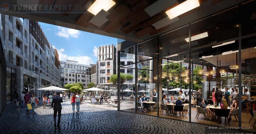 Apartment complex containing a shopping mall next to International Hospital in Istanbul 1