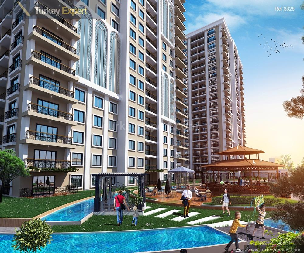 New built residential apartments for sale in Istanbul Esenyurt