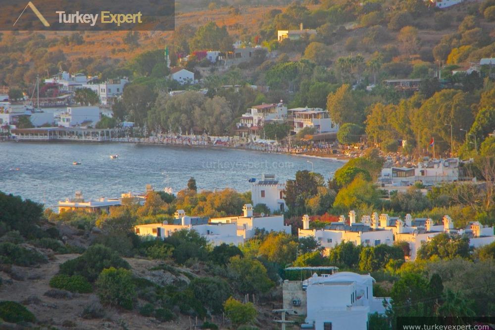 Bodrum Gümüşlük�te satılık deniz manzaralı ev