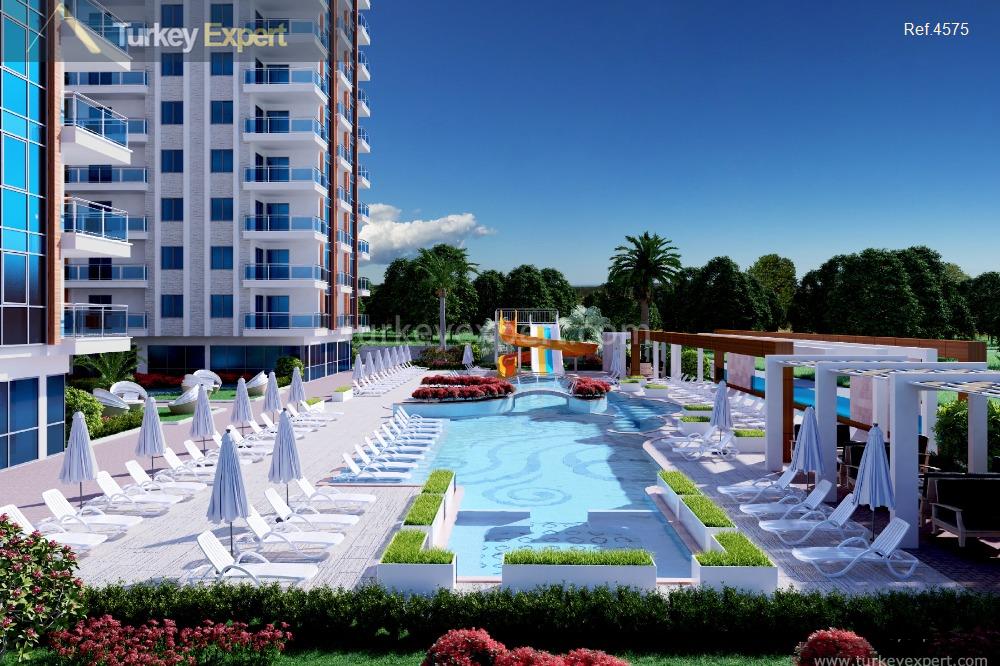 High standard apartments in Alanya, central location close to the beach