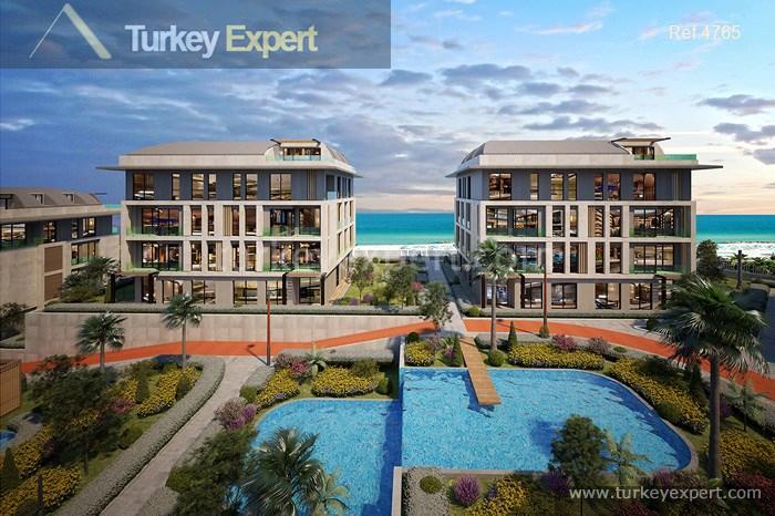 New residential project in Istanbul Beylikduzu near the West Marina with open sea views 0