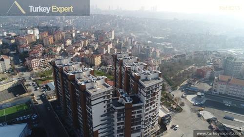 Modern apartments for sale in Eyup in the historical region of Istanbul