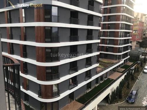 Enjoy both sides of Istanbul with forest view flats in the city center near Kagithane