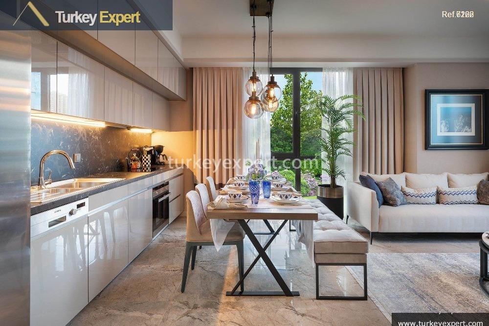 Affordable modern residences for sale in the new financial district of Istanbul near Atasehir 2