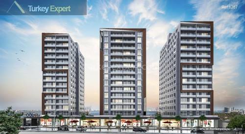 Istanbul Kucukcekmece apartments for sale on a family-oriented urban renewal project with lake views