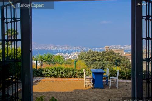 Independent, detached holiday in Bodrum Yalikavak home with private garden and open sea views