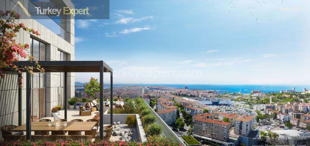 9modern apartments for sale in kadikoy with views towards the9
