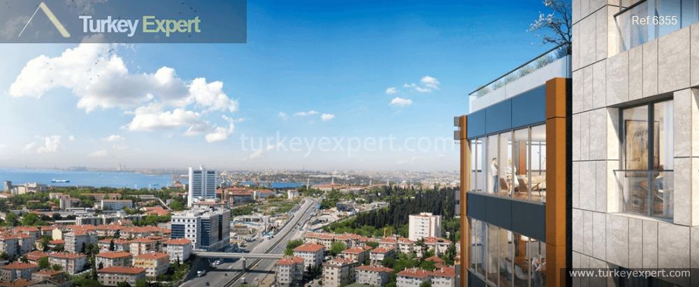 modern apartments for sale in kadikoy with views towards the17