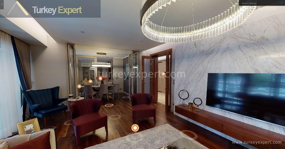 modern apartments for sale in kadikoy with views towards the43