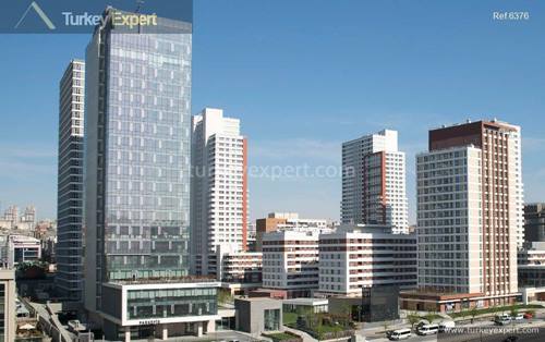 Apartments for sale in Istanbul on an elegant residential project with full facilities