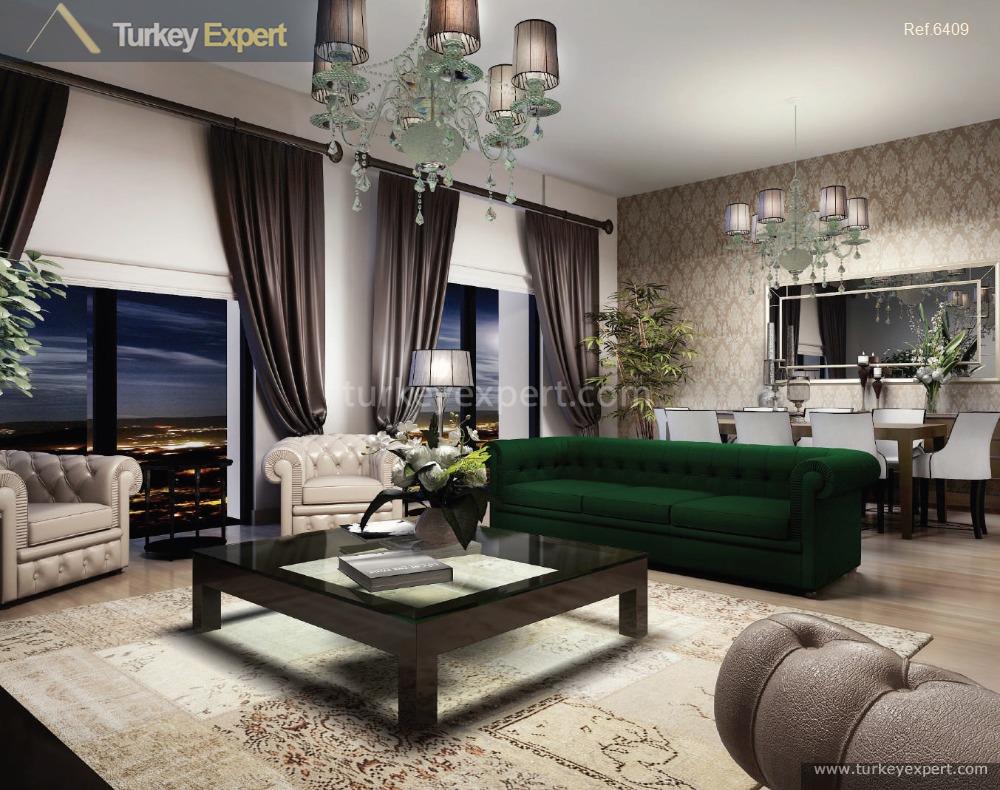 Istanbul Bahcesehir apartments on a complex with services 0