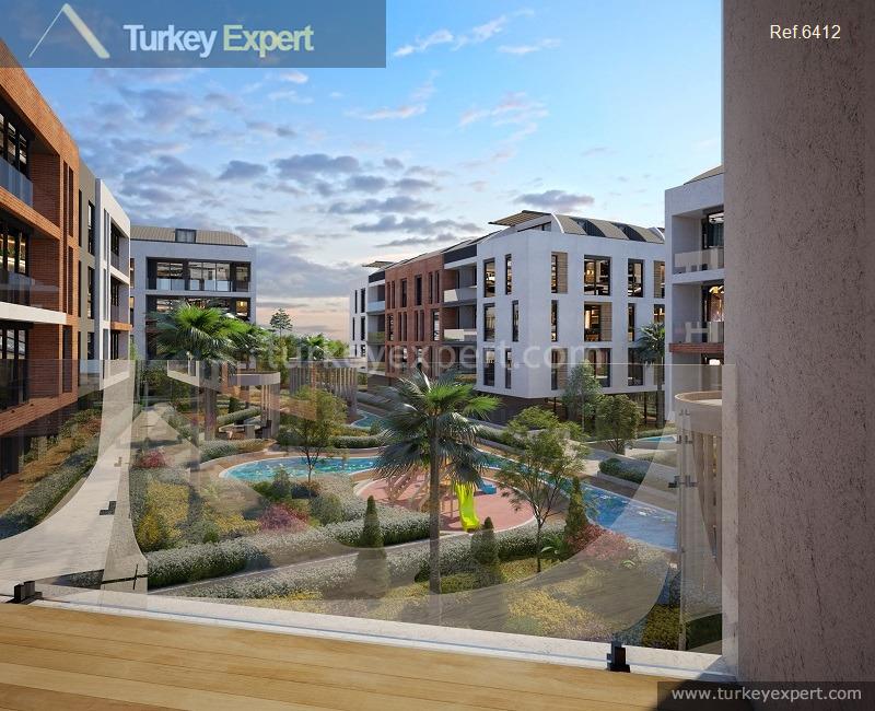 Sea view apartments in Istanbul with bargain starting prices and stage