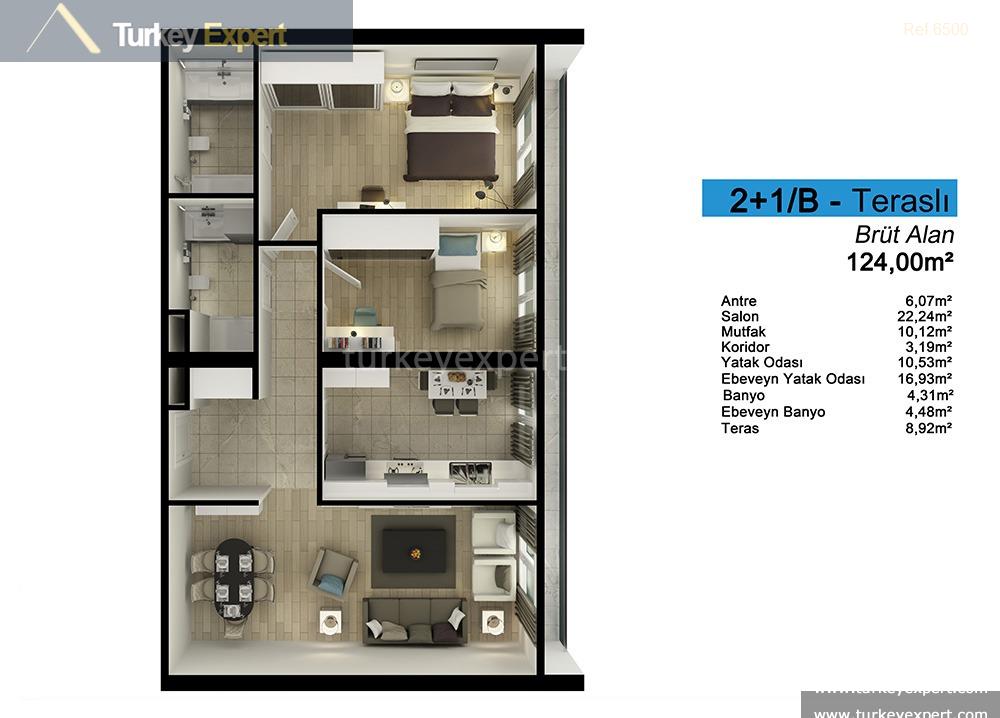_fp_affordable apartments for sale in istanbul on a residential project46