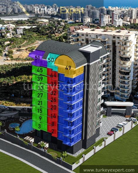 new fancy residential project in alanya mahmutlar close to the22