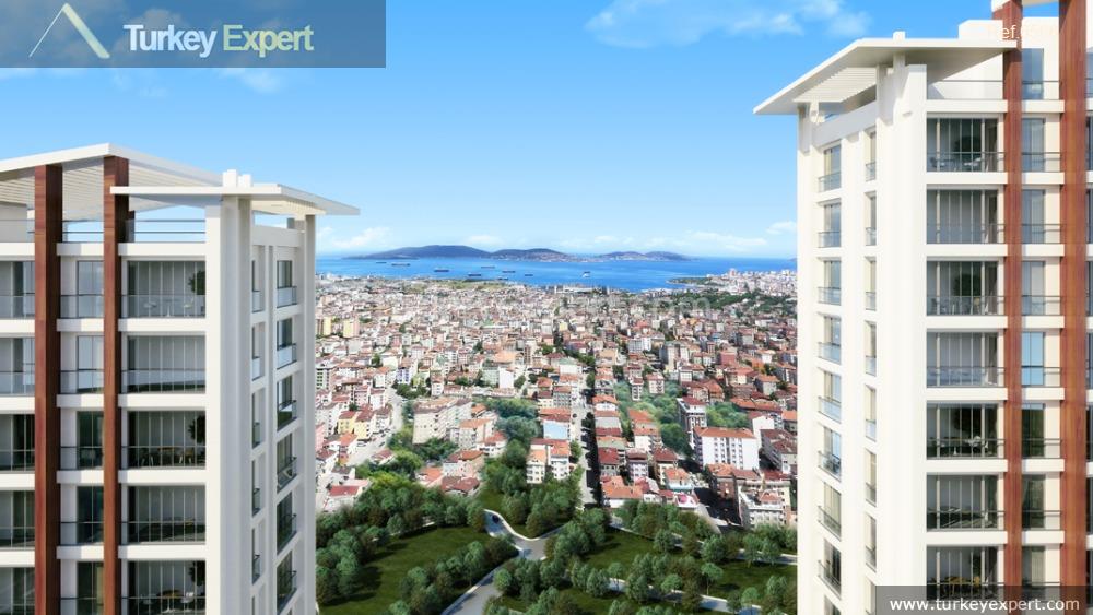 Kaufen Sie eine Wohnung in Istanbul mit herrlichem Blick