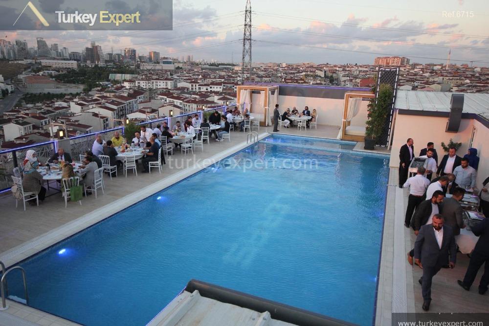 Bargain priced Istanbul apartments with a rooftop pool 0