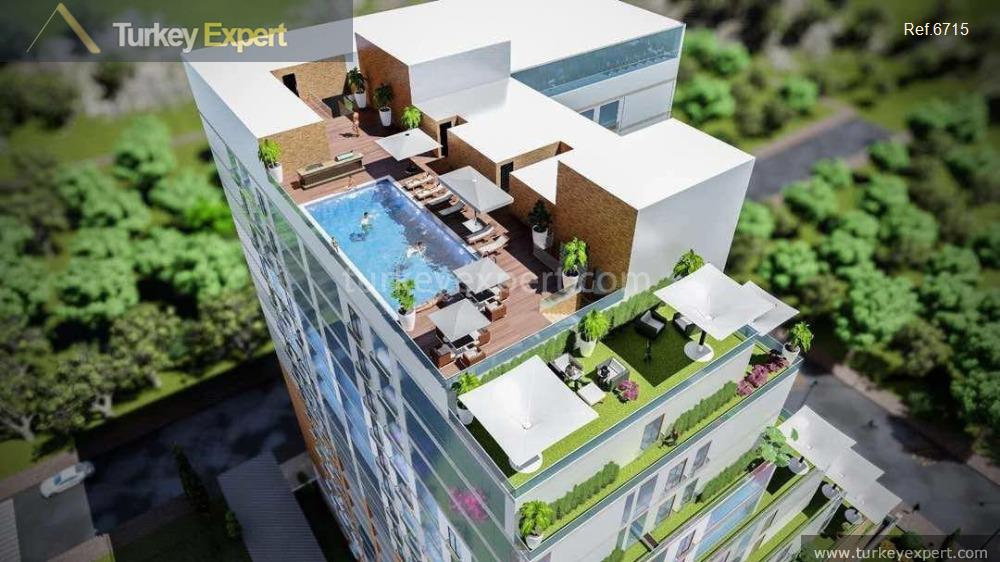 Bargain priced Istanbul apartments with a rooftop pool 1
