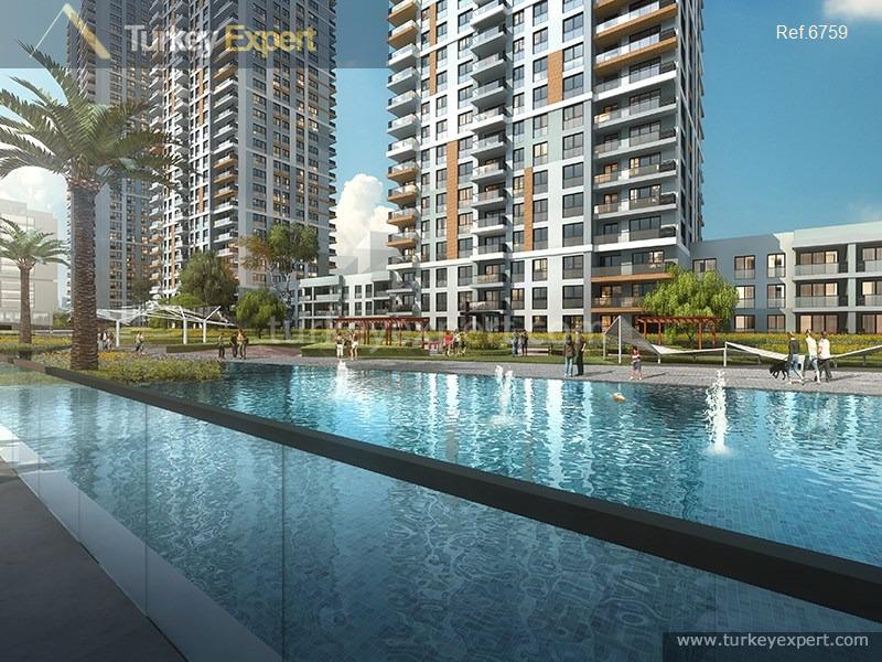 Buy apartments in the Istanbul Asian side with many facilities 0