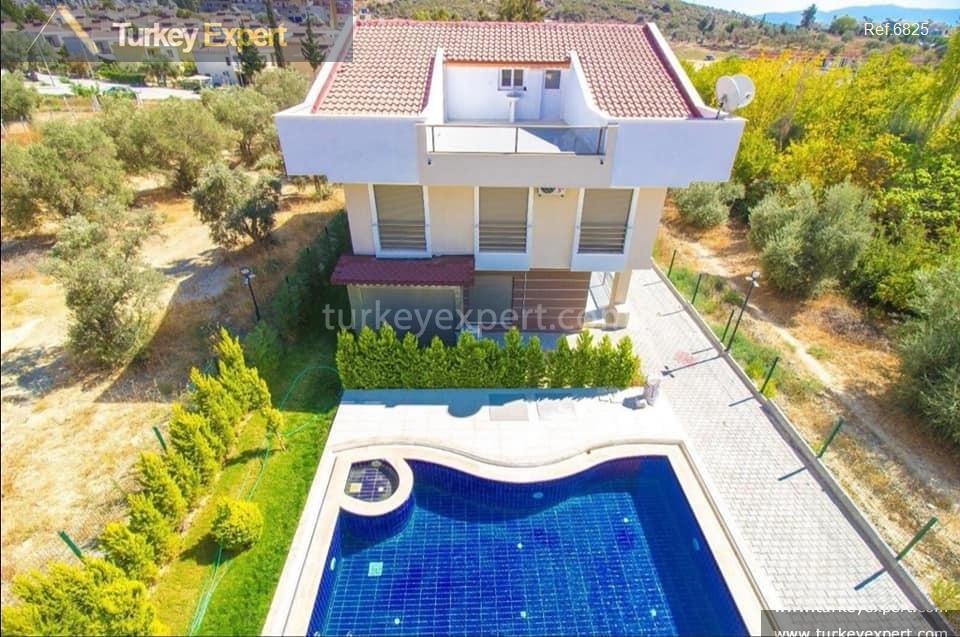 Poolside villa for sale near Ladies Beach Kusadasi