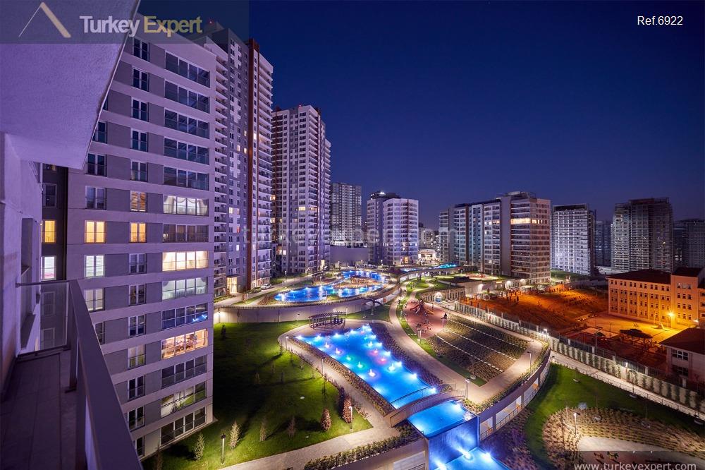 spacious living in istanbul with great facilities have wonderful views of greenery