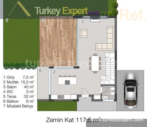 Moderne Freistehende Villa Mit Privatem Garten Und Gemeinschaftspool In Der Nahe Von Long Beach Kusadasi